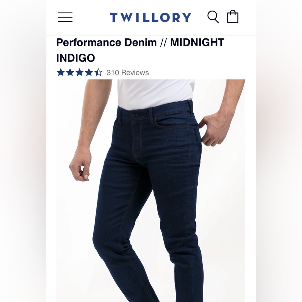 Twillory Performance Denim Jeans
